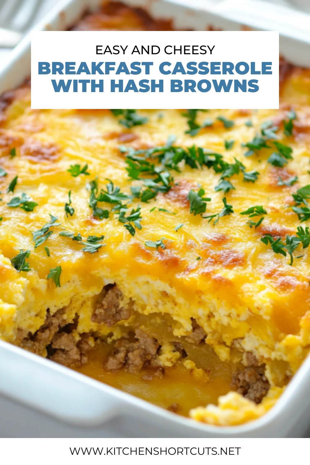 Best Breakfast Casserole with Hash Browns & Sausage | Easy & Cheesy best breakfast casserole with hash browns