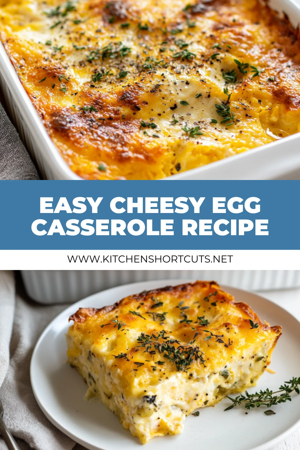cheesy egg casserole