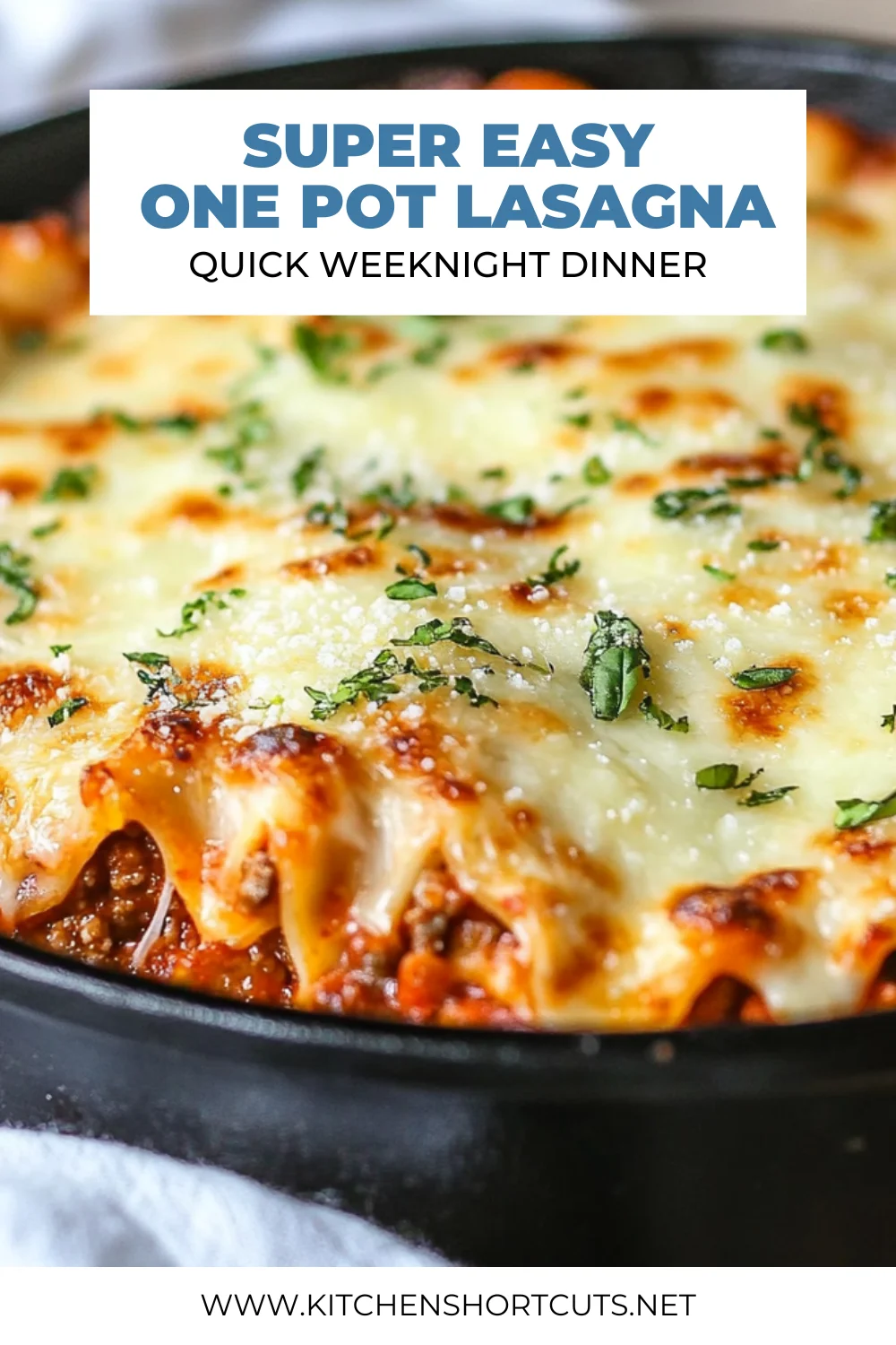 Super Easy One Pot Lasagna: A Quick, Delicious Family Favorite easy one pot lasagna