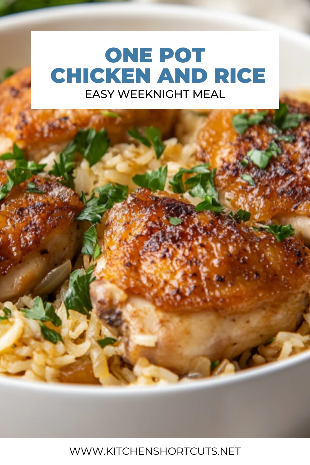 Quick and Delicious One Pot Chicken and Rice Recipe one pot chicken and rice