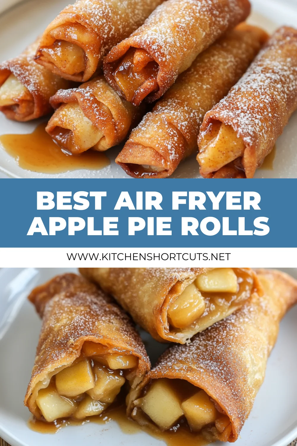 Easy Air Fryer Apple Pie Egg Rolls Recipe - Quick and Healthy Dessert air fryer apple pie egg rolls