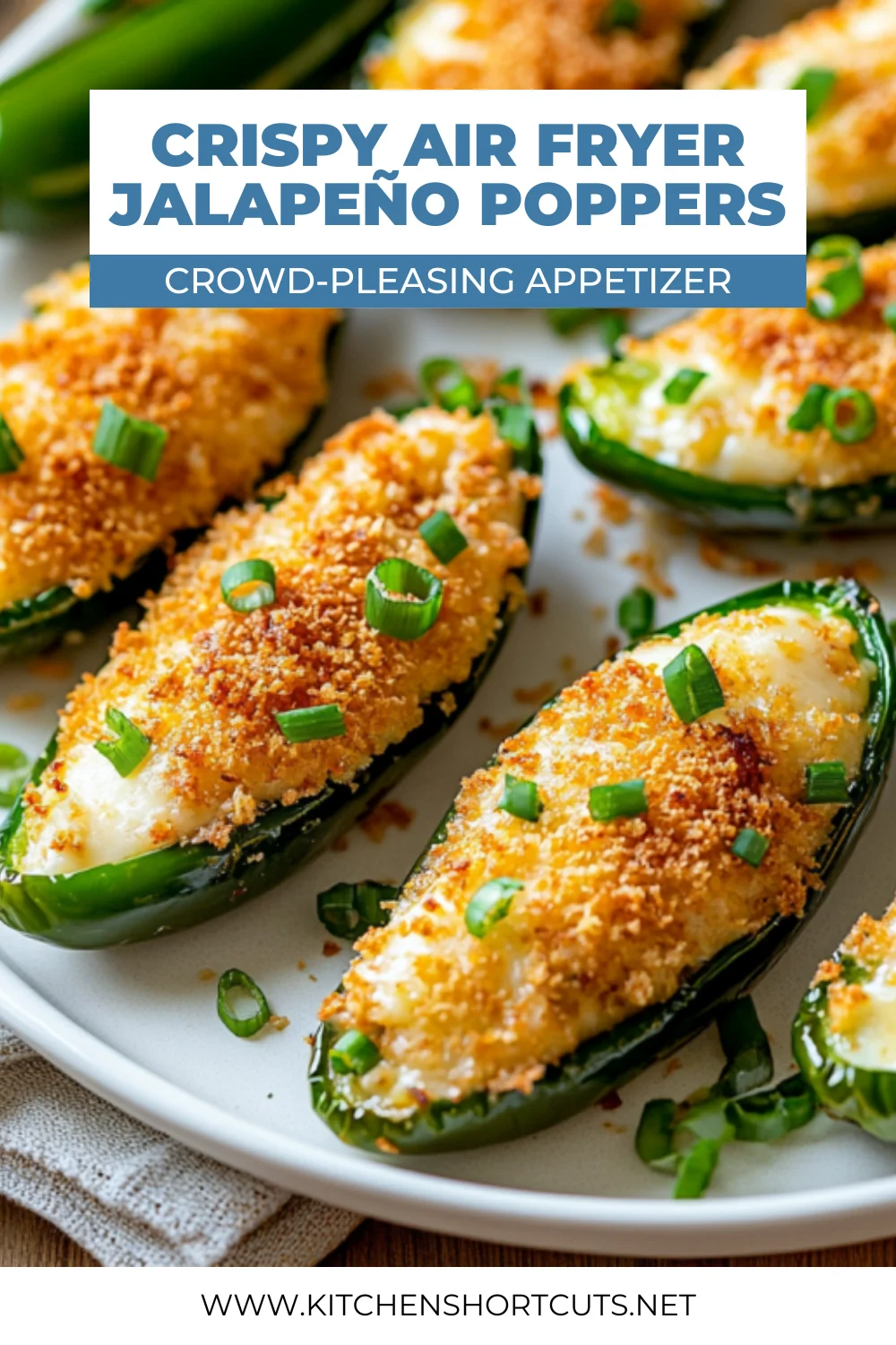 The Best Air Fryer Jalapeño Poppers Recipe (Crispy & Cheesy!) Air Fryer Jalapeño Poppers