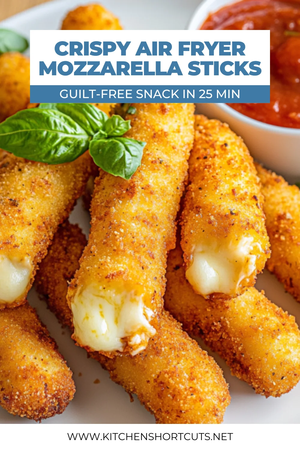 Crispy Air Fryer Mozzarella Sticks Recipe for Busy Nights Air Fryer Mozzarella Sticks