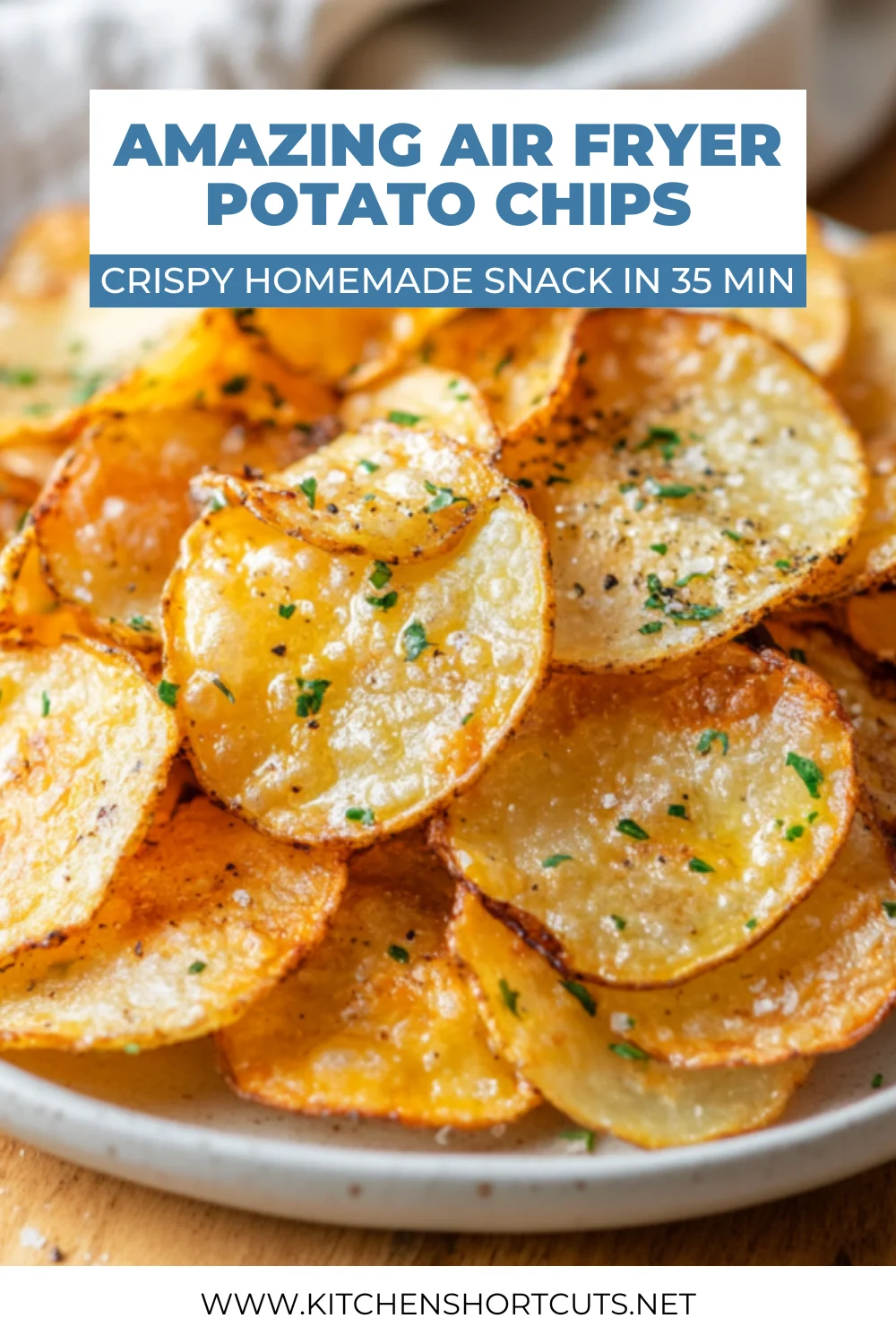 Air Fryer Potato Chips: Crispy Homemade Chips in 35 Minutes or Less air fryer potato chips