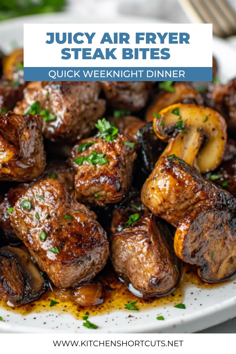 air fryer steak bites