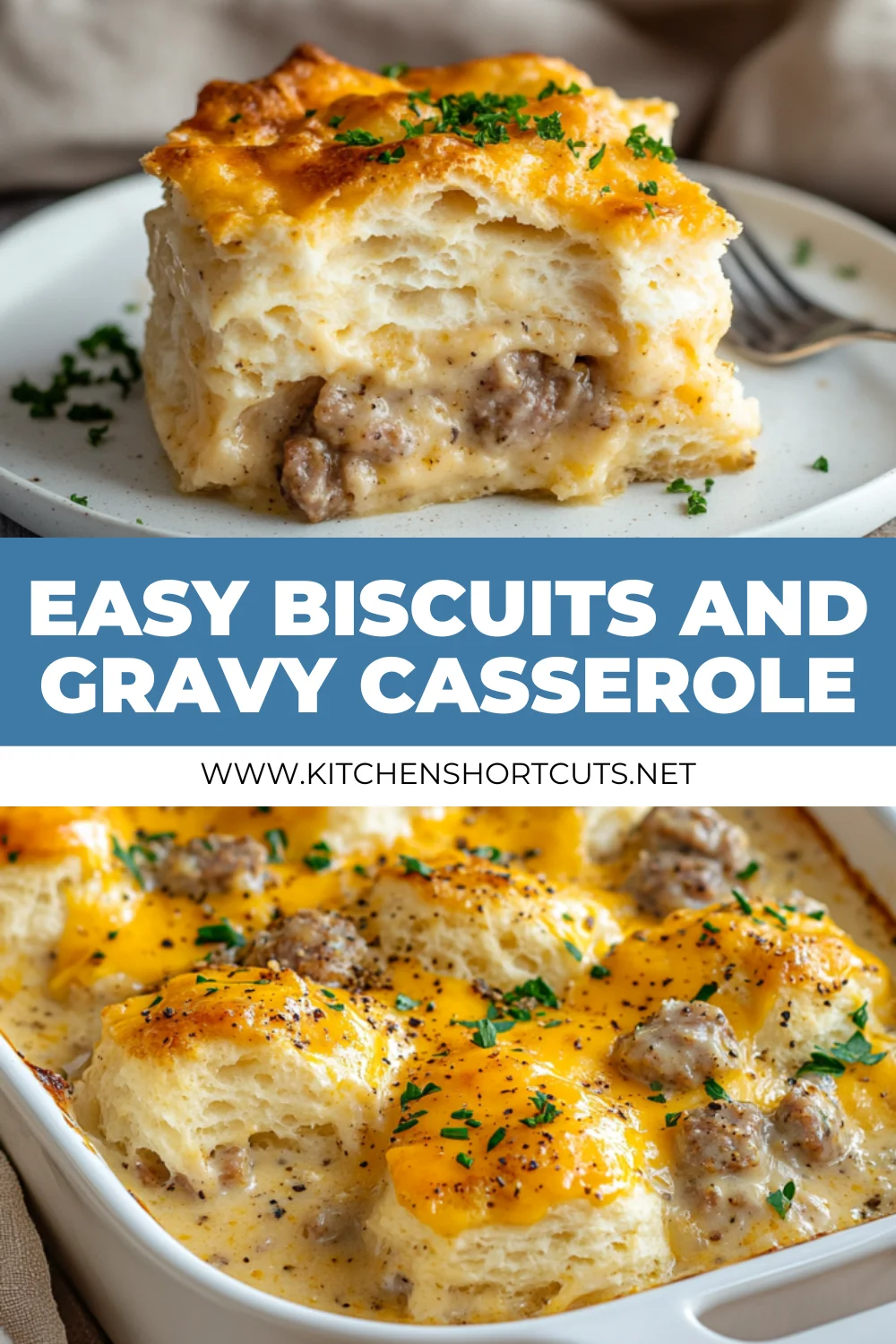biscuits and gravy casserole