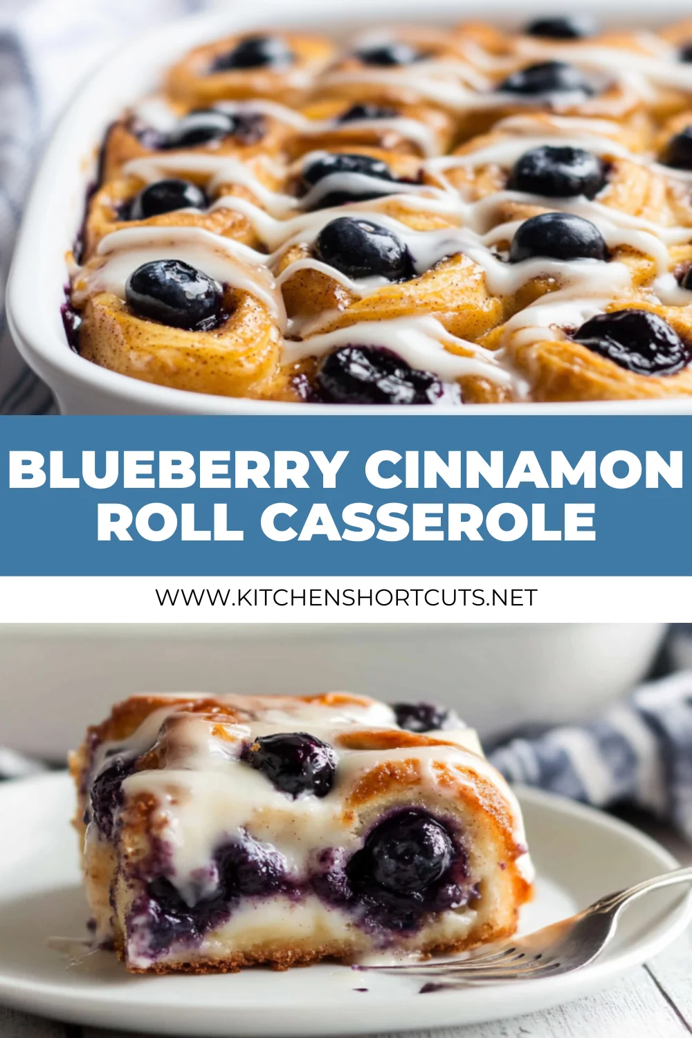 blueberry cinnamon roll casserole