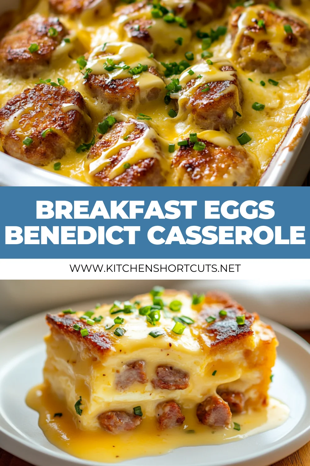 Breakfast Eggs Benedict Casserole: Easy, Overnight Crowd-Pleaser Breakfast Eggs Benedict Casserole