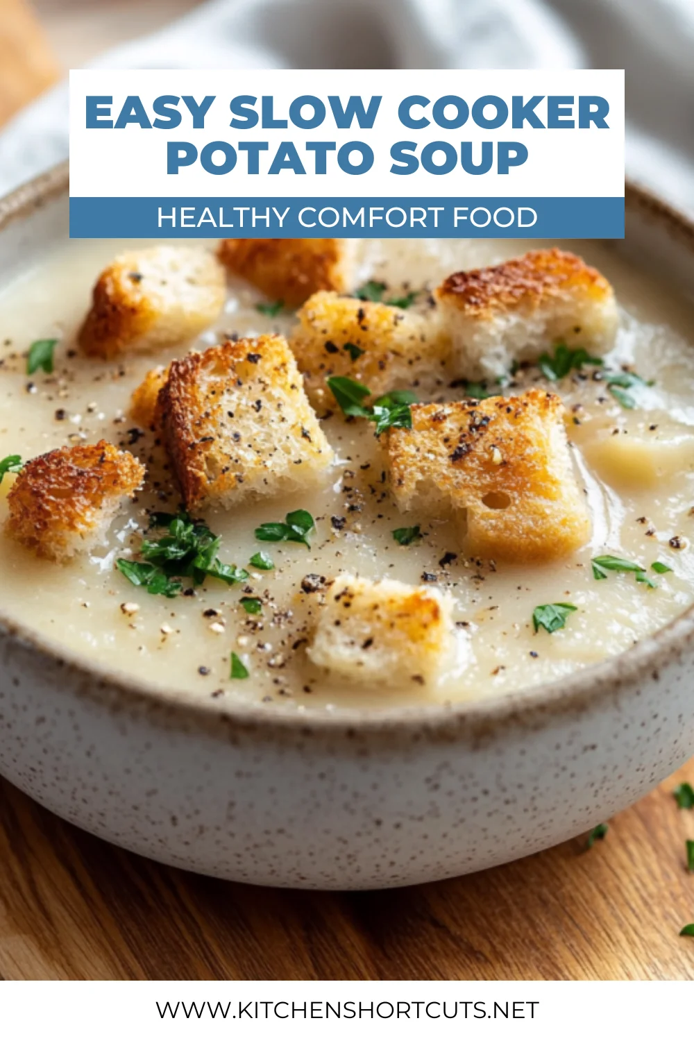 Creamy Slow Cooker Potato Soup: Easy Crockpot Comfort in 5 Steps creamy slow cooker potato soup