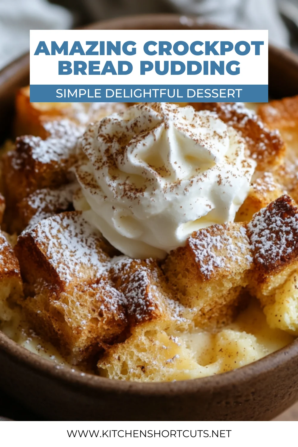 Crockpot Bread Pudding