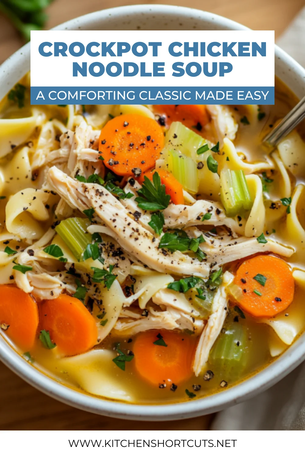 The Best Crockpot Chicken Noodle Soup for Cozy Comfort Crockpot chicken noodle soup
