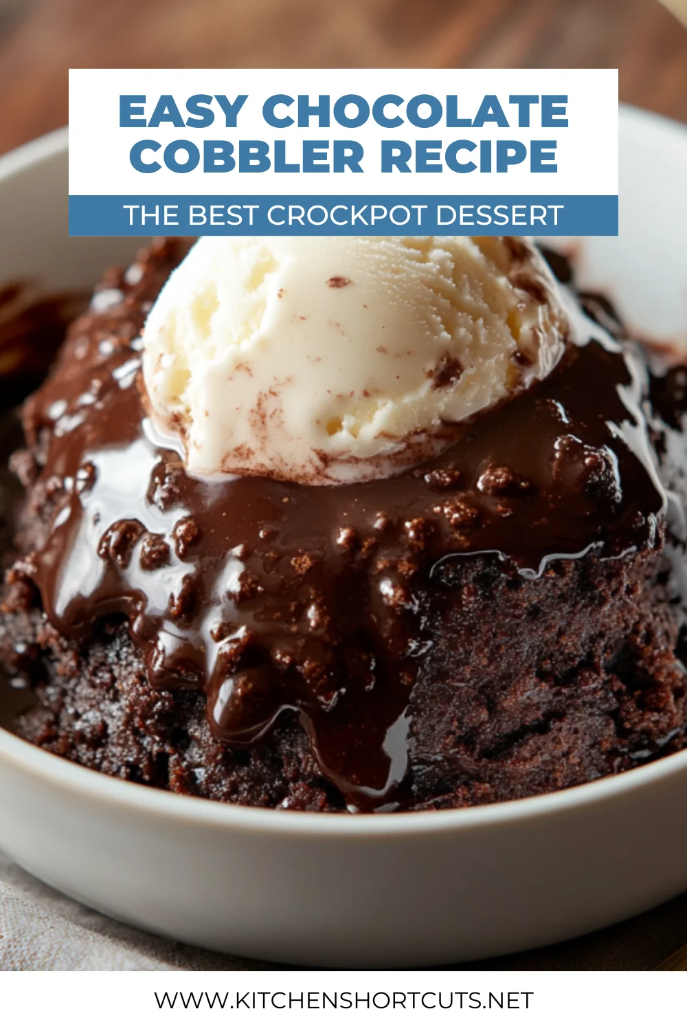 Crockpot Chocolate Cobbler