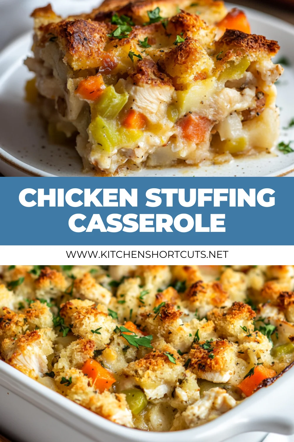 Easy Chicken Stuffing Casserole: Quick, Creamy & Delicious Easy Chicken Stuffing Casserole