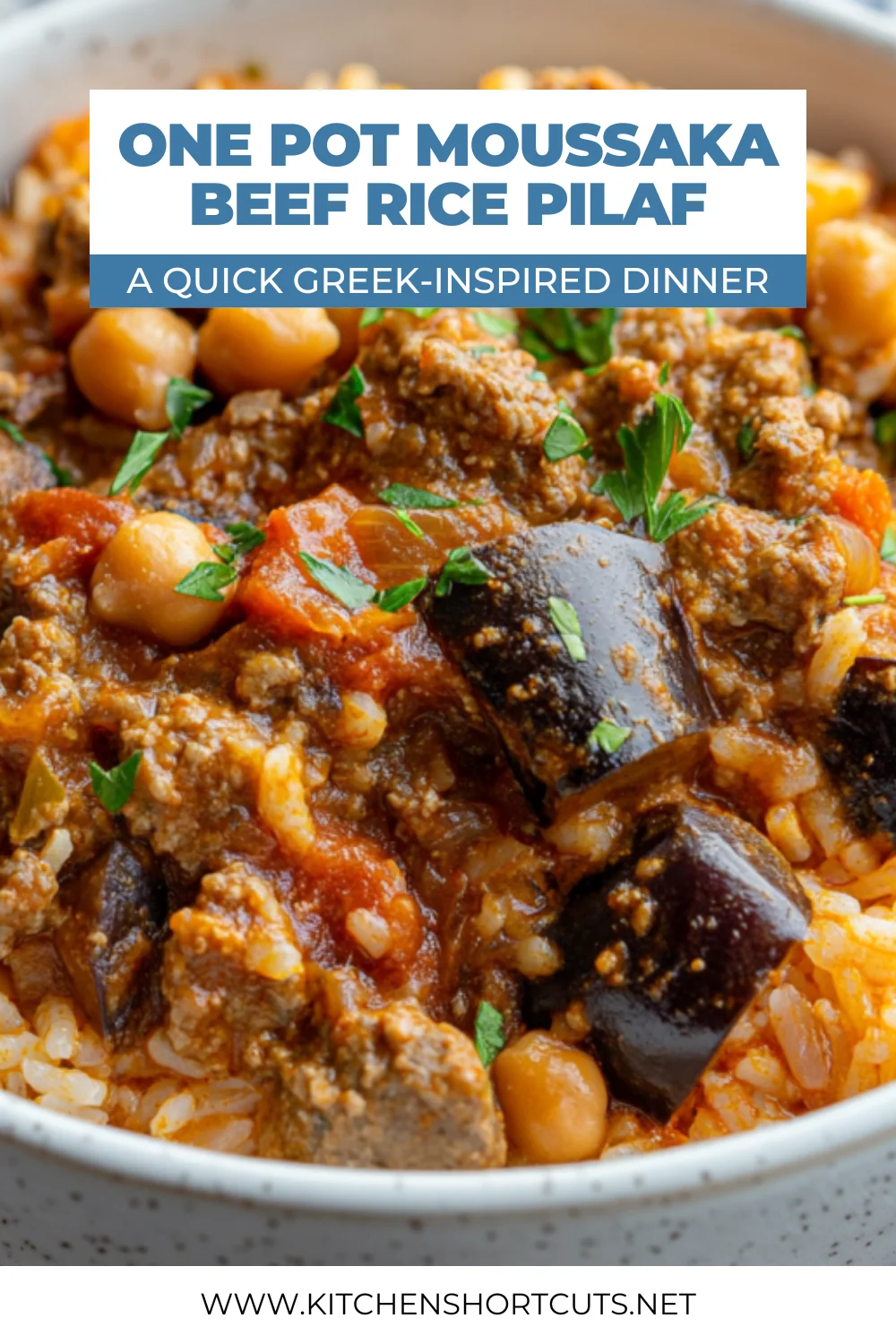 Easy One-Pot Moussaka Beef Pilaf: A Quick Greek-Inspired Dinner Easy One-Pot Moussaka Beef Pilaf