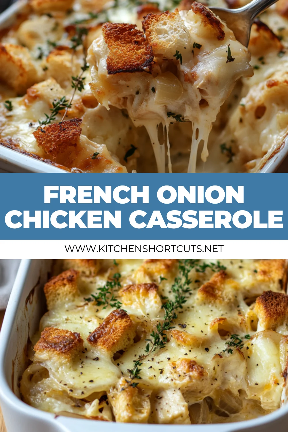 French Onion Chicken Casserole: Easy & Delicious Dinner Shortcut French Onion Chicken Casserole