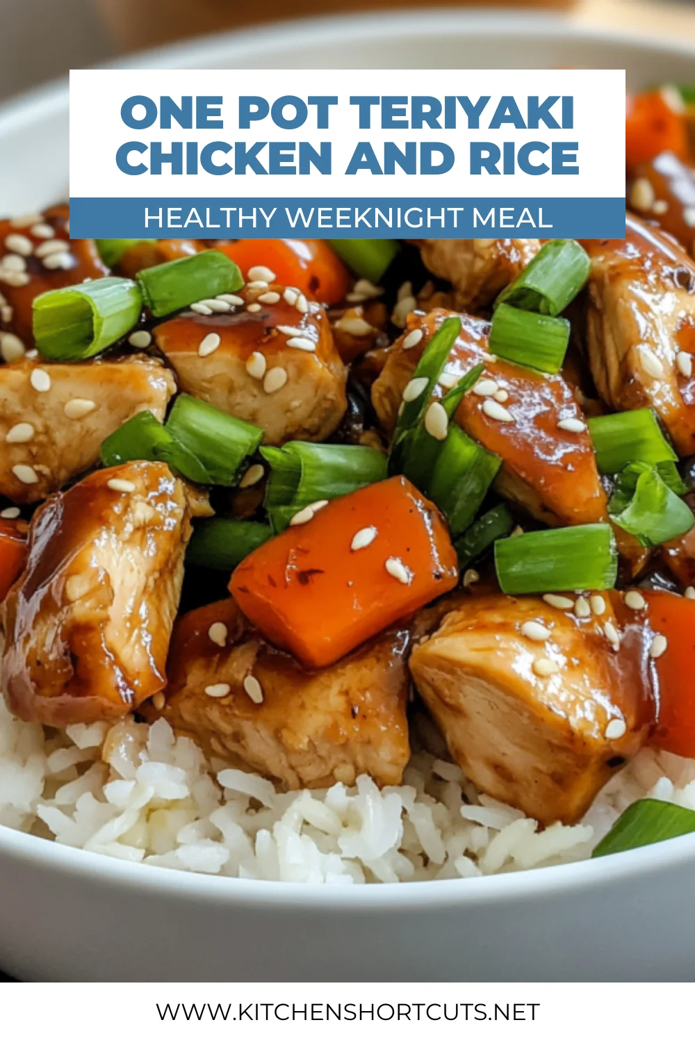 Quick and Easy One Pot Teriyaki Chicken and Rice for Busy Weeknights One Pot Teriyaki Chicken and Rice