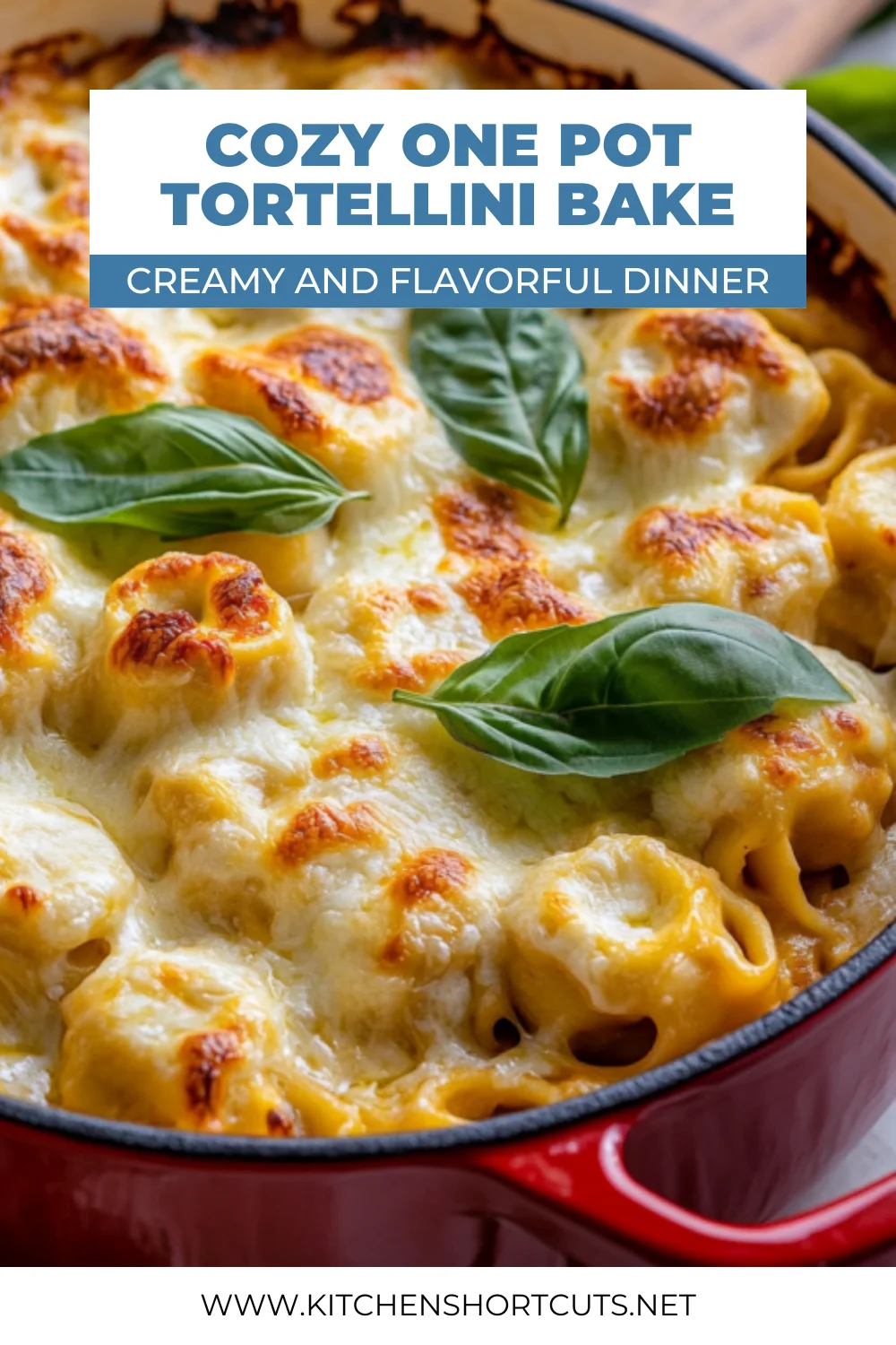 One Pot Tortellini Bake