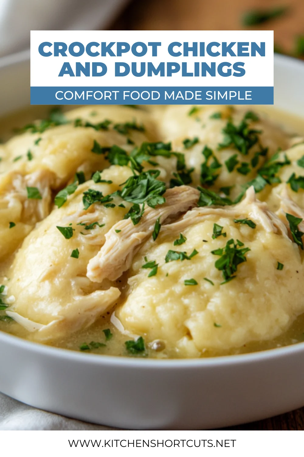 slow cooker chicken and dumplings