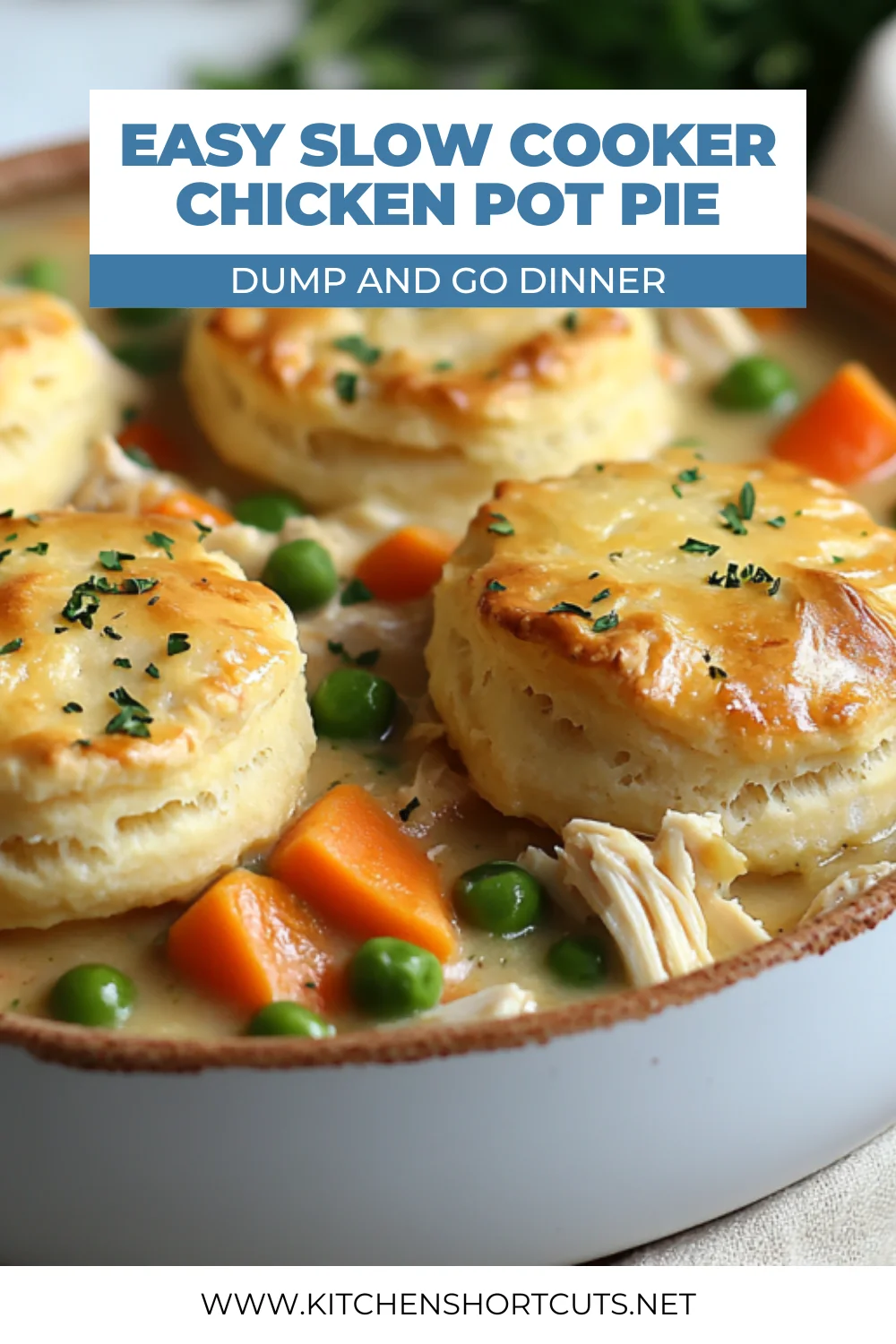 Slow Cooker Chicken Pot Pie