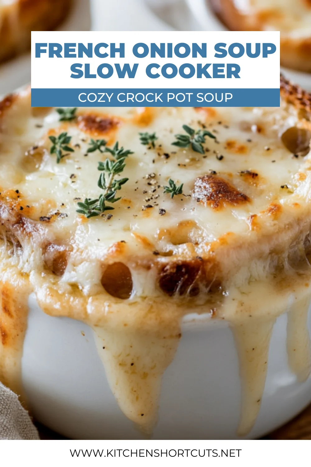slow cooker French onion soup