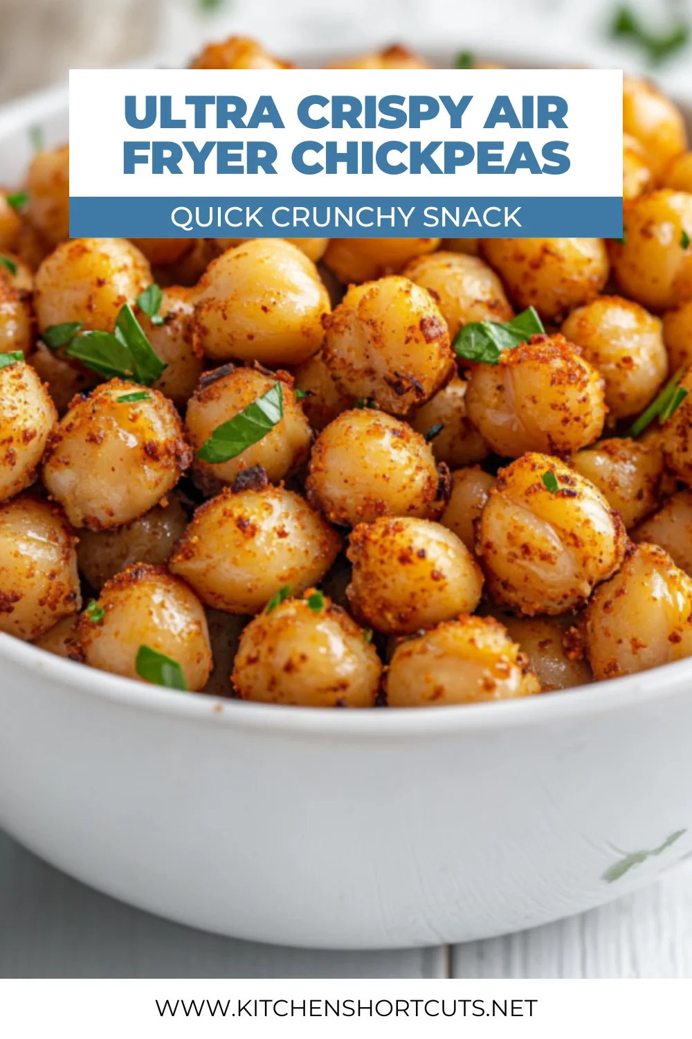 Ultra Crispy Air Fryer Chickpeas for Quick, Crunchy Snacking Ultra Crispy Air Fryer Chickpeas