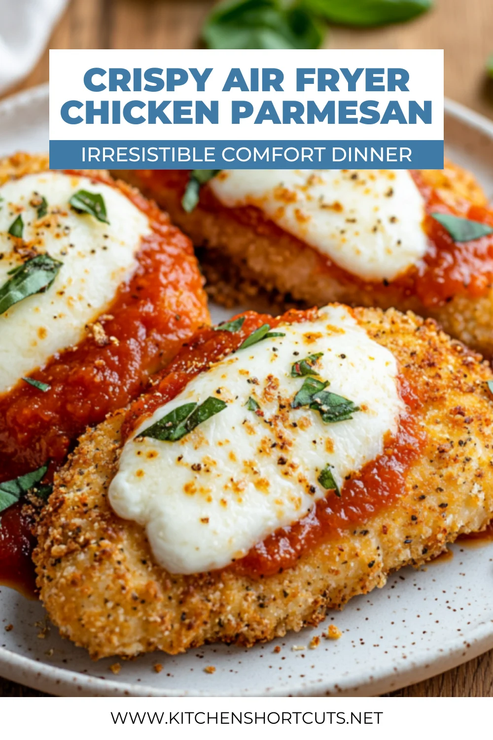 Crispy and Easy Air Fryer Chicken Parmesan Recipe in Just 15 Minutes Air Fryer Chicken Parmesan