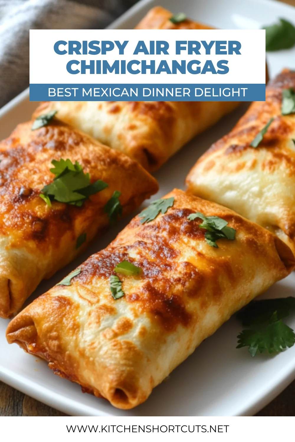 Air Fryer Chimichangas