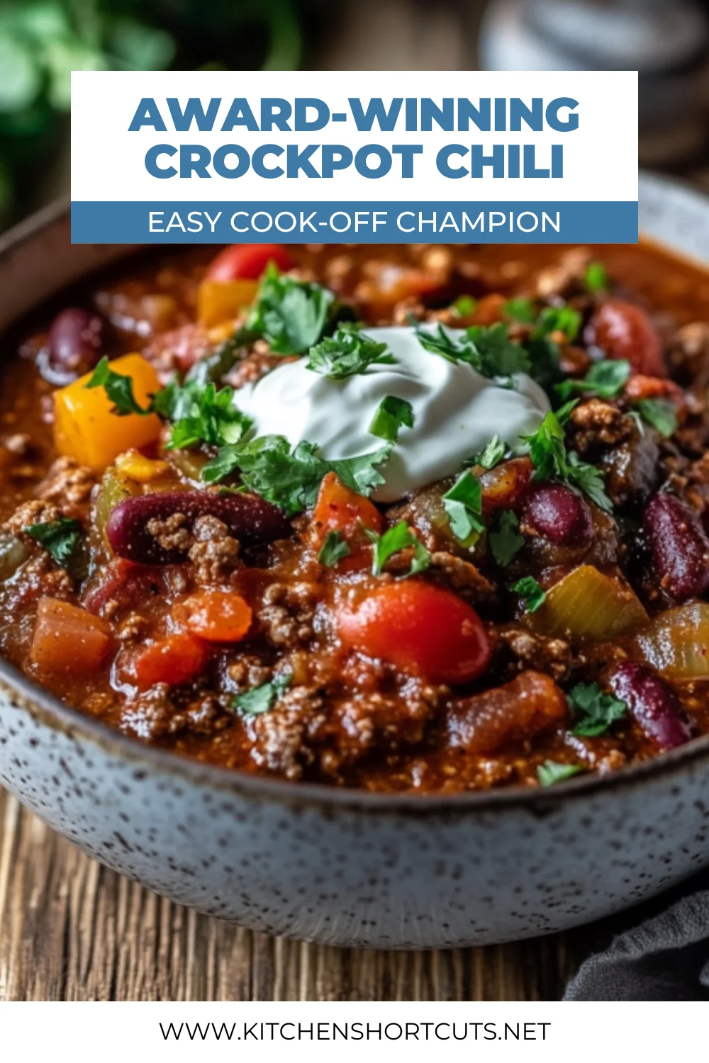 Award-Winning Crockpot Chili