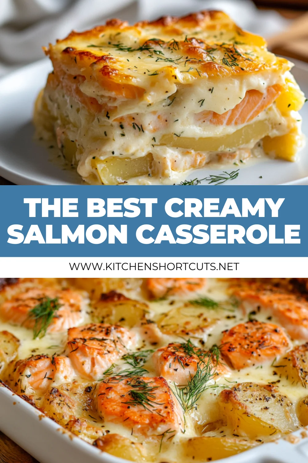 Creamy Salmon Casserole: A Delicious and Easy Weeknight Dinner Creamy Salmon Casserole