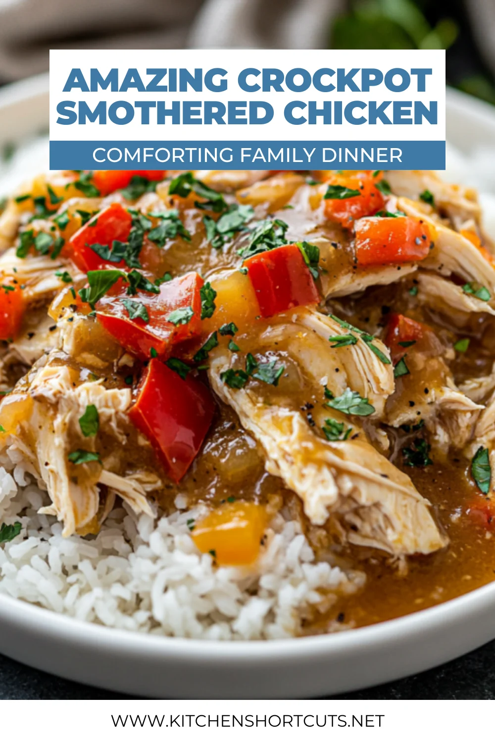 Crock Pot Smothered Chicken