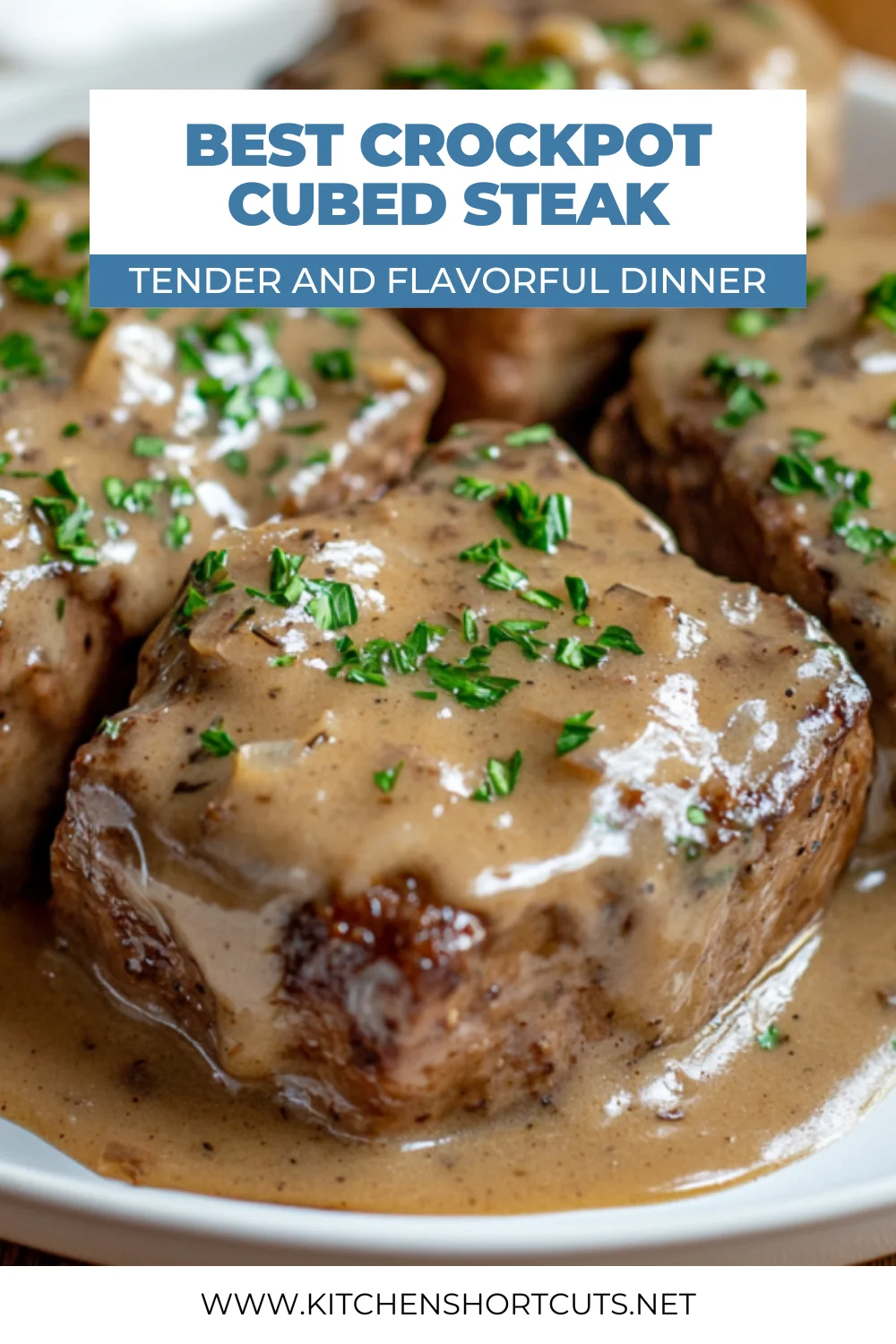 Crockpot Cubed Steak