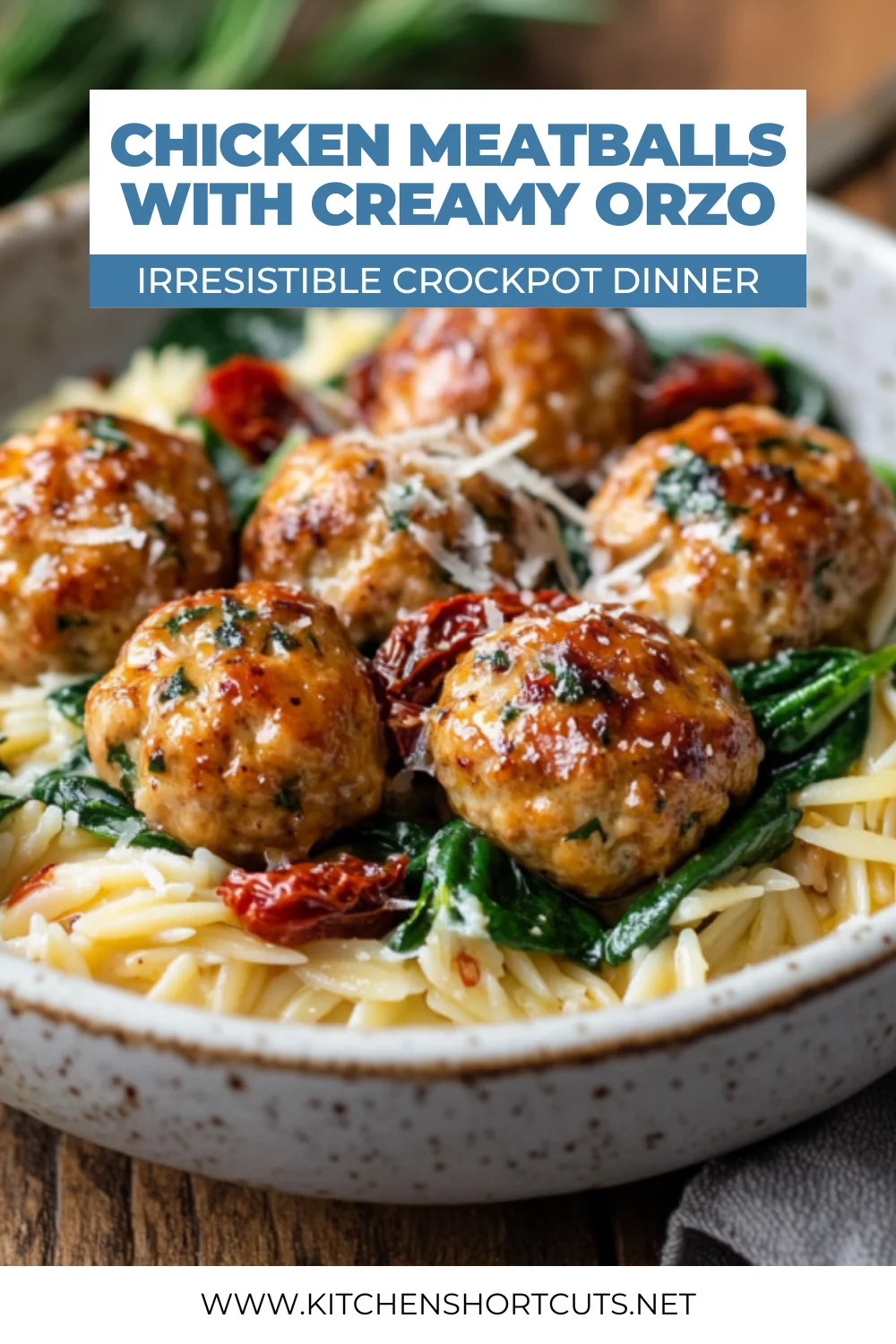 Crockpot Garlic Butter Chicken Meatballs