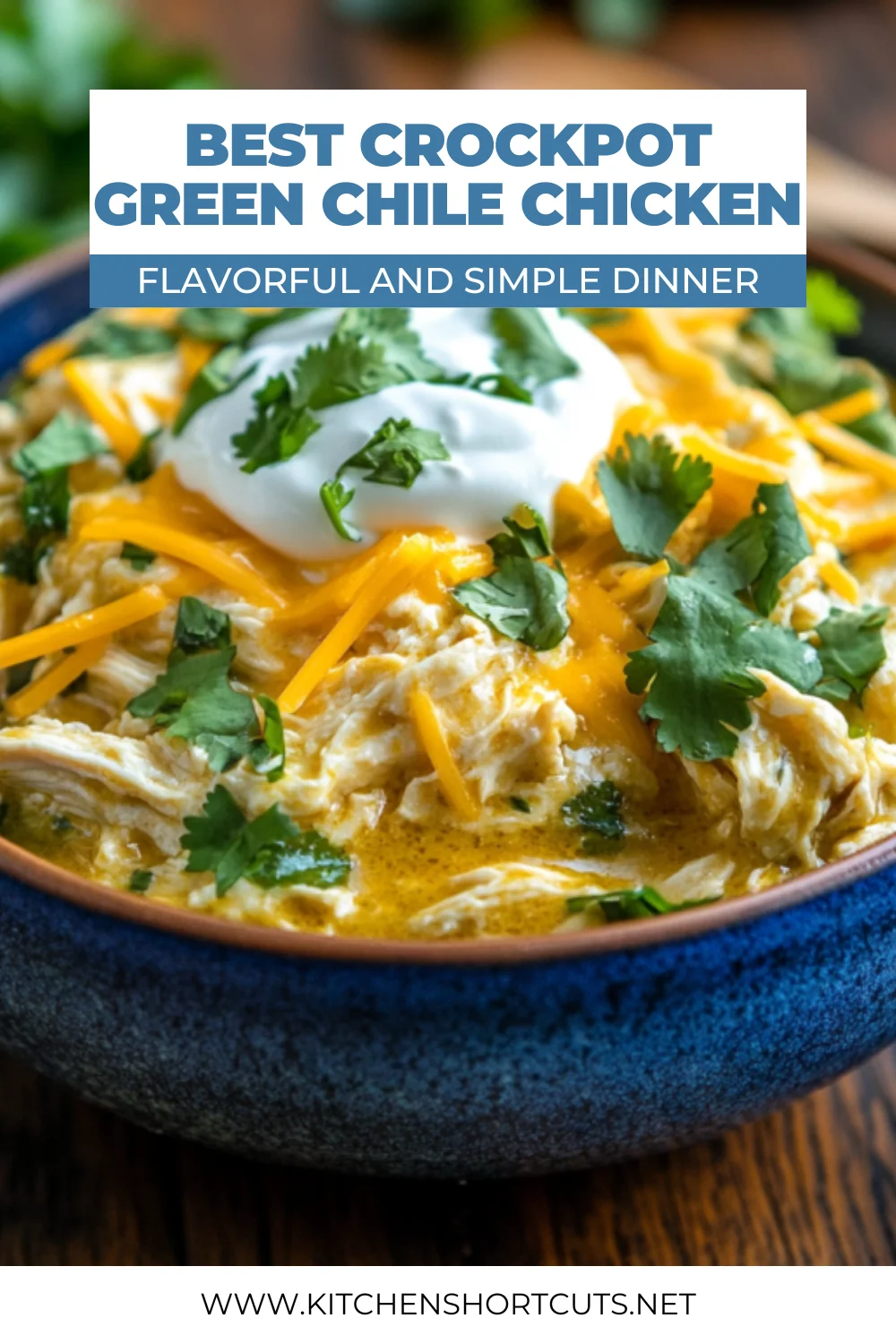 Crockpot Green Chile Chicken