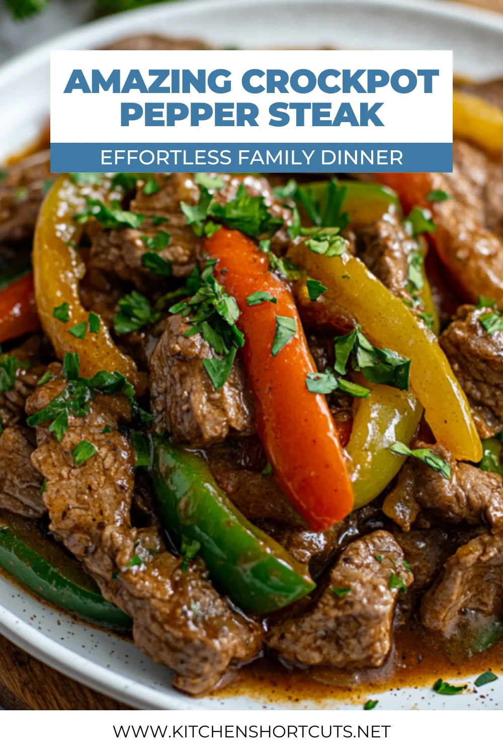 Crockpot Pepper Steak