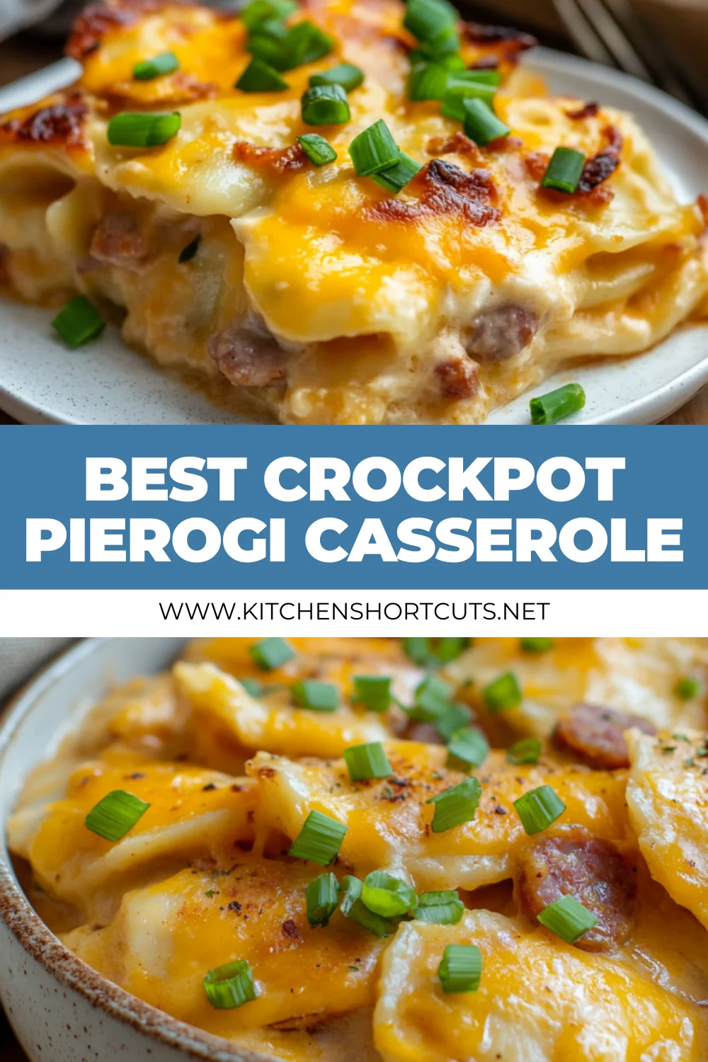 Crockpot Pierogi Casserole