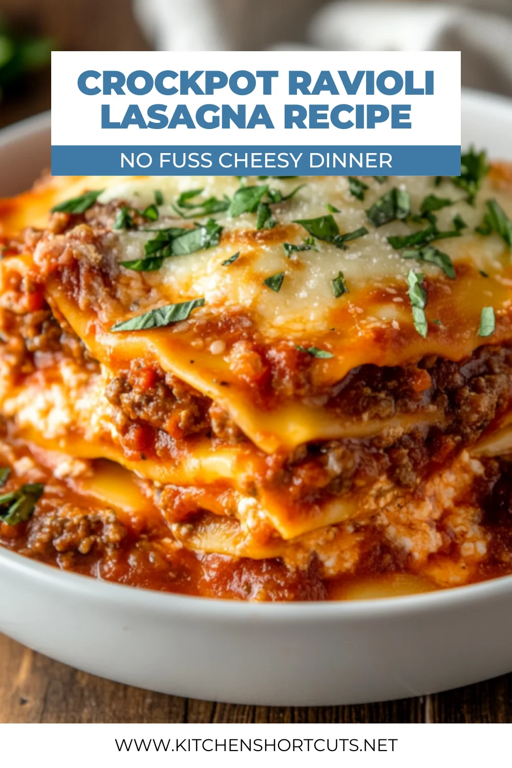 Crockpot Ravioli Lasagna Recipe: Easy, Cheesy, and Perfect for Busy Days Crockpot Ravioli Lasagna Recipe