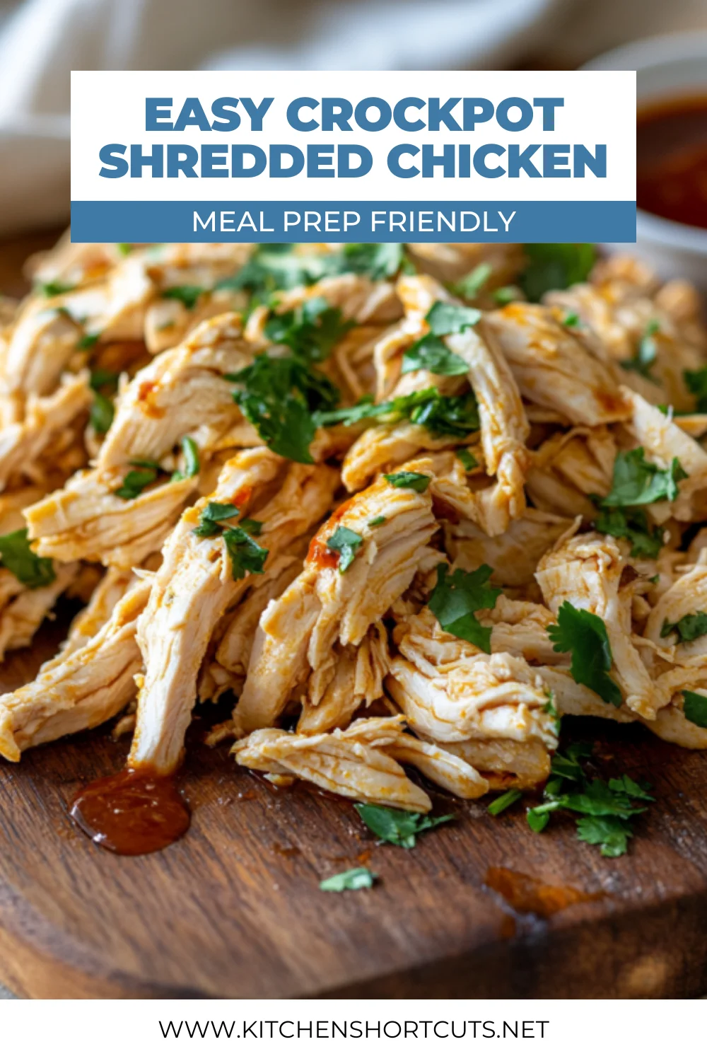 Easy Crockpot Shredded Chicken