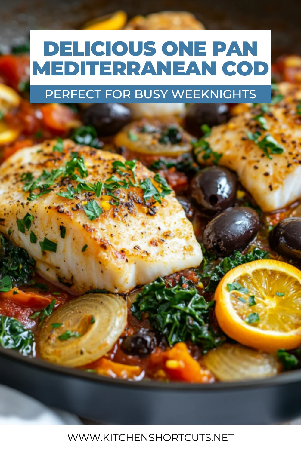 Easy One Pan Mediterranean Cod