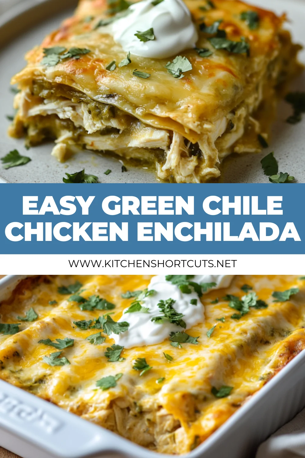 The Best Green Chile Chicken Enchilada Casserole Recipe for Busy Nights Green Chile Chicken Enchilada Casserole