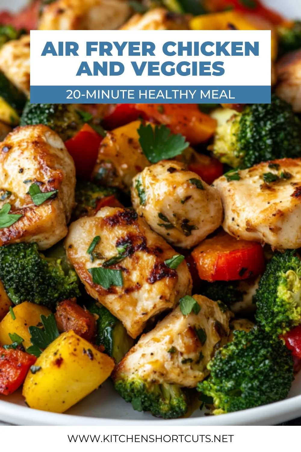 Healthy Air Fryer Chicken and Veggies Recipe: Quick, Easy And Delicious Healthy Air Fryer Chicken and Veggies