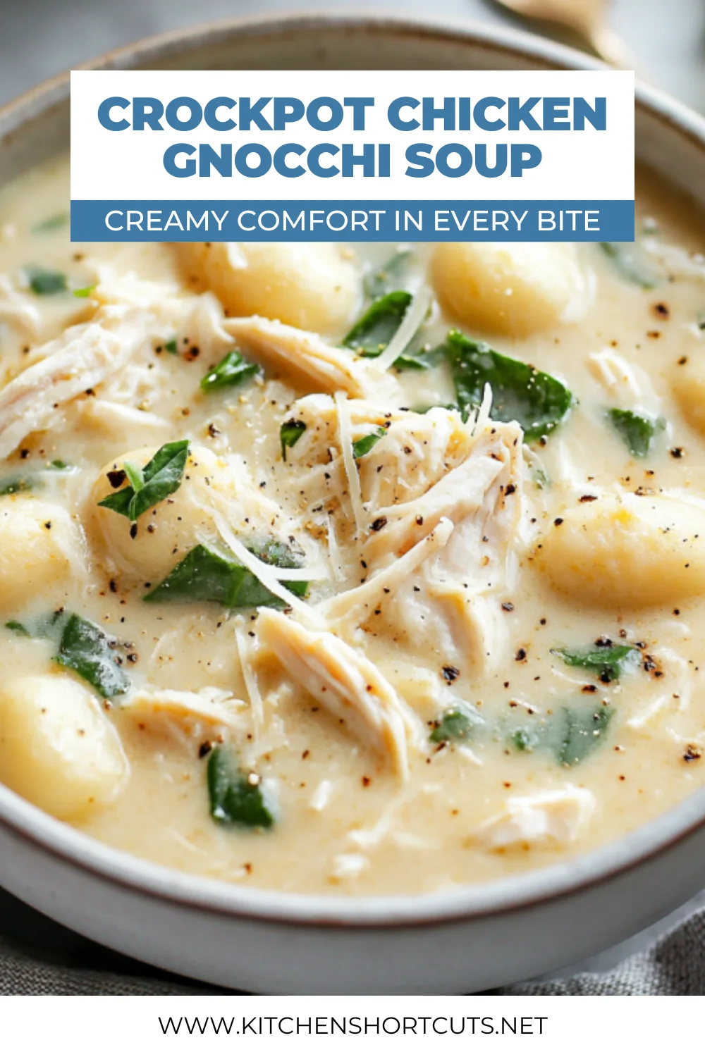 Slow Cooker Chicken Gnocchi Soup: Easy, Creamy Comfort in Every Bite Slow Cooker Chicken Gnocchi Soup