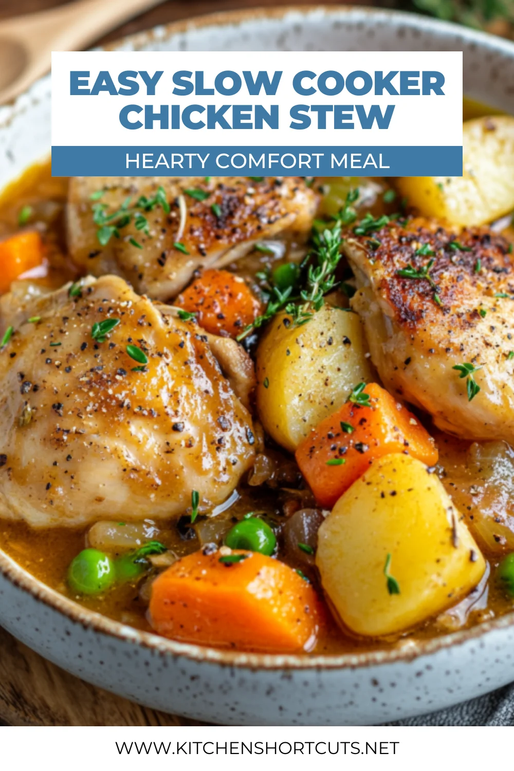 Slow Cooker Chicken Stew: Easy, Healthy, and Packed with Flavor Slow Cooker Chicken Stew