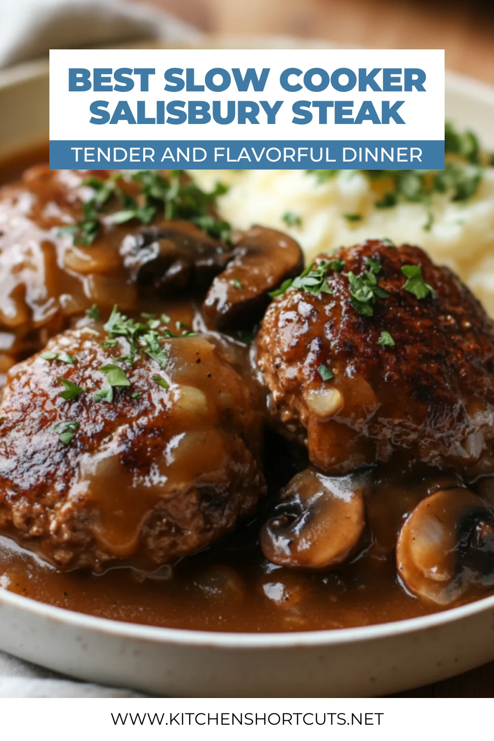Slow Cooker Salisbury Steak: Easy & Delicious Comfort Food Slow Cooker Salisbury Steak