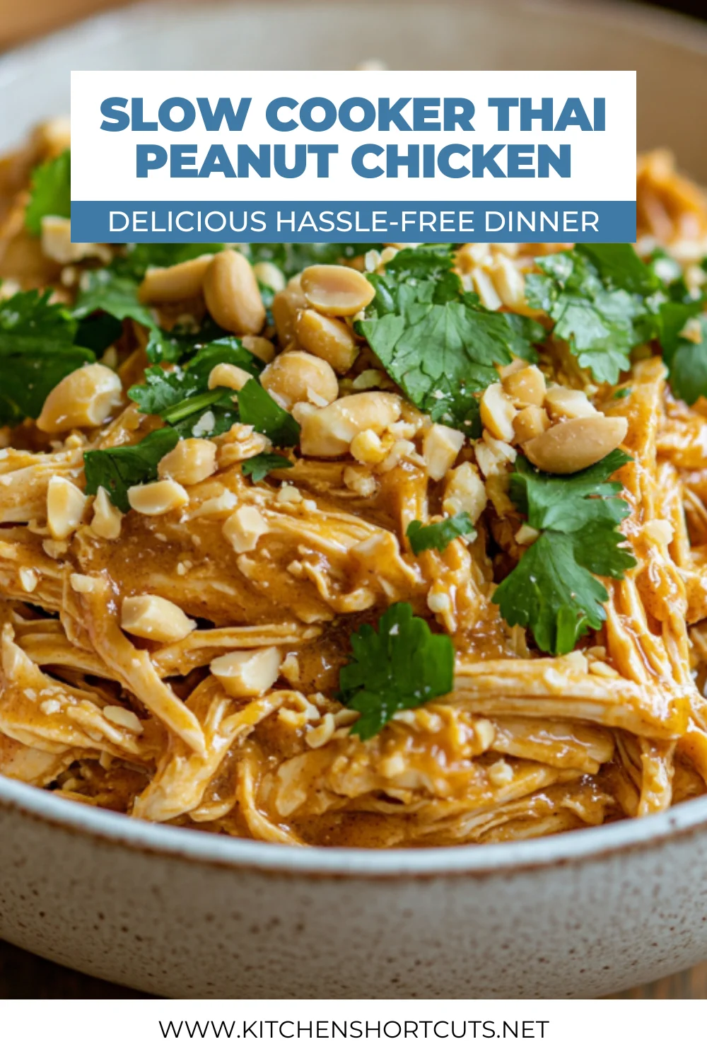 Slow Cooker Thai Peanut Chicken: A Time-Saving Family Favorite Slow Cooker Thai Peanut Chicken