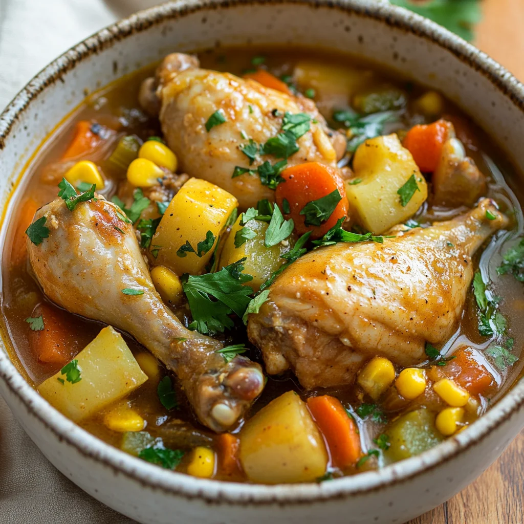 Caldo de Pollo Crockpot: Easy, Flavorful Slow Cooker Chicken Soup Bowl of Caldo de Pollo Crockpot topped with fresh cilantro, showcasing tender chicken and vibrant vegetables.