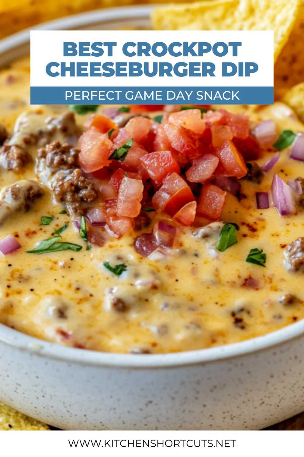 Crockpot Cheeseburger Dip