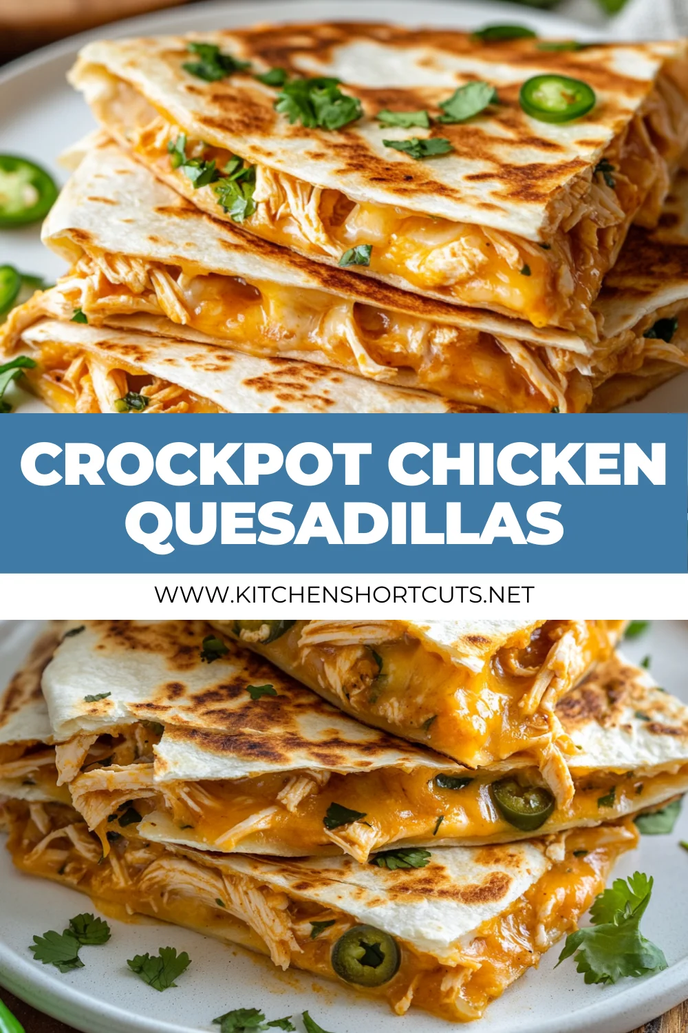Easy Crockpot Chicken Quesadillas for Busy Weeknights Crockpot Chicken Quesadillas