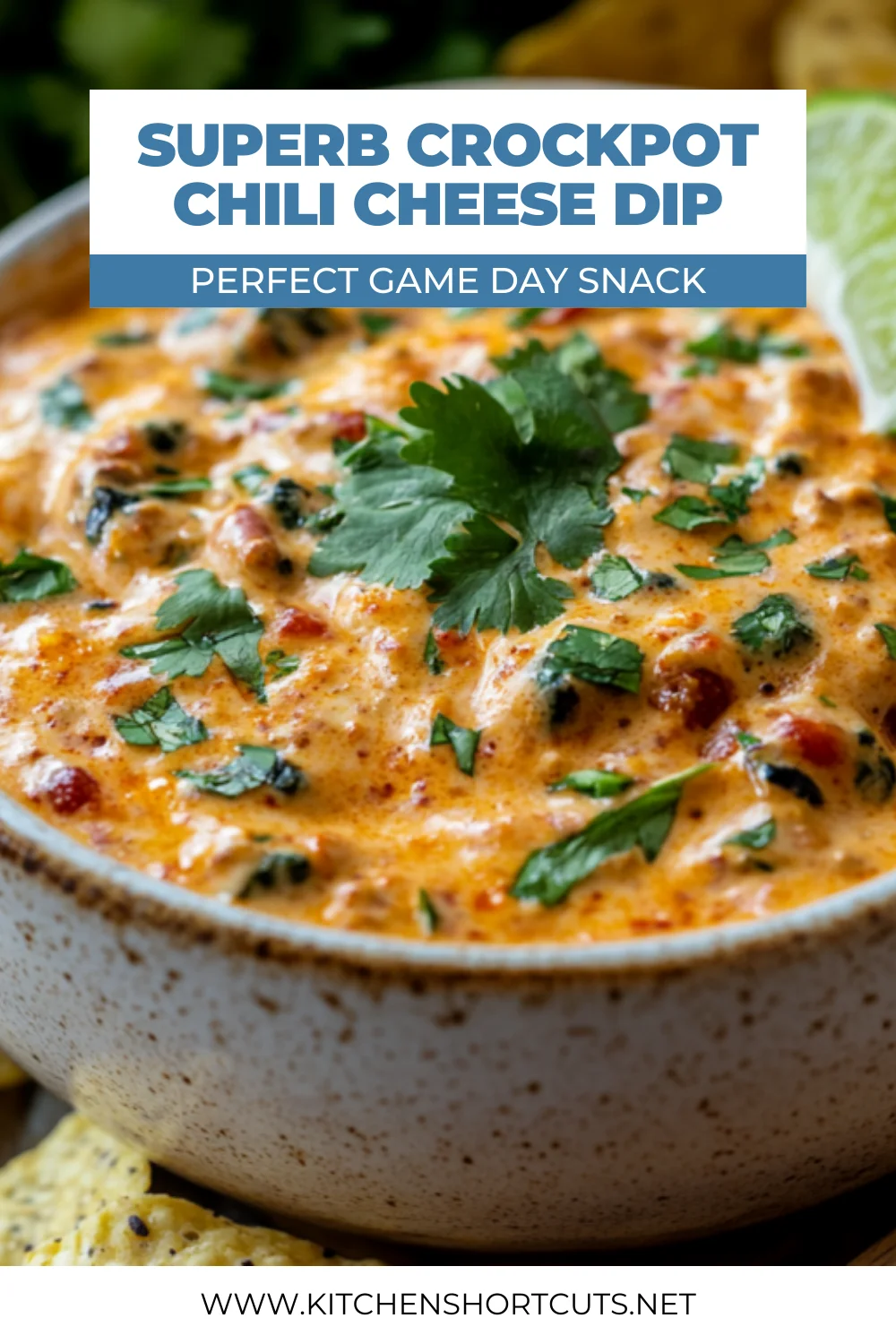 Crockpot Chili Cheese Dip