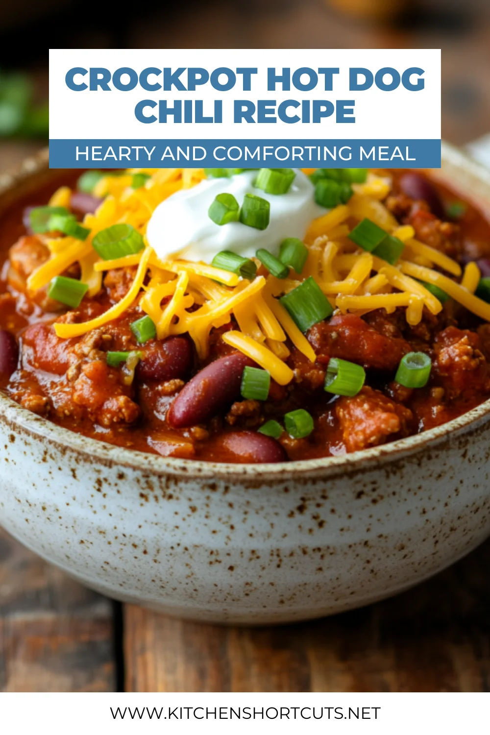Crockpot Hot Dog Chili Recipe
