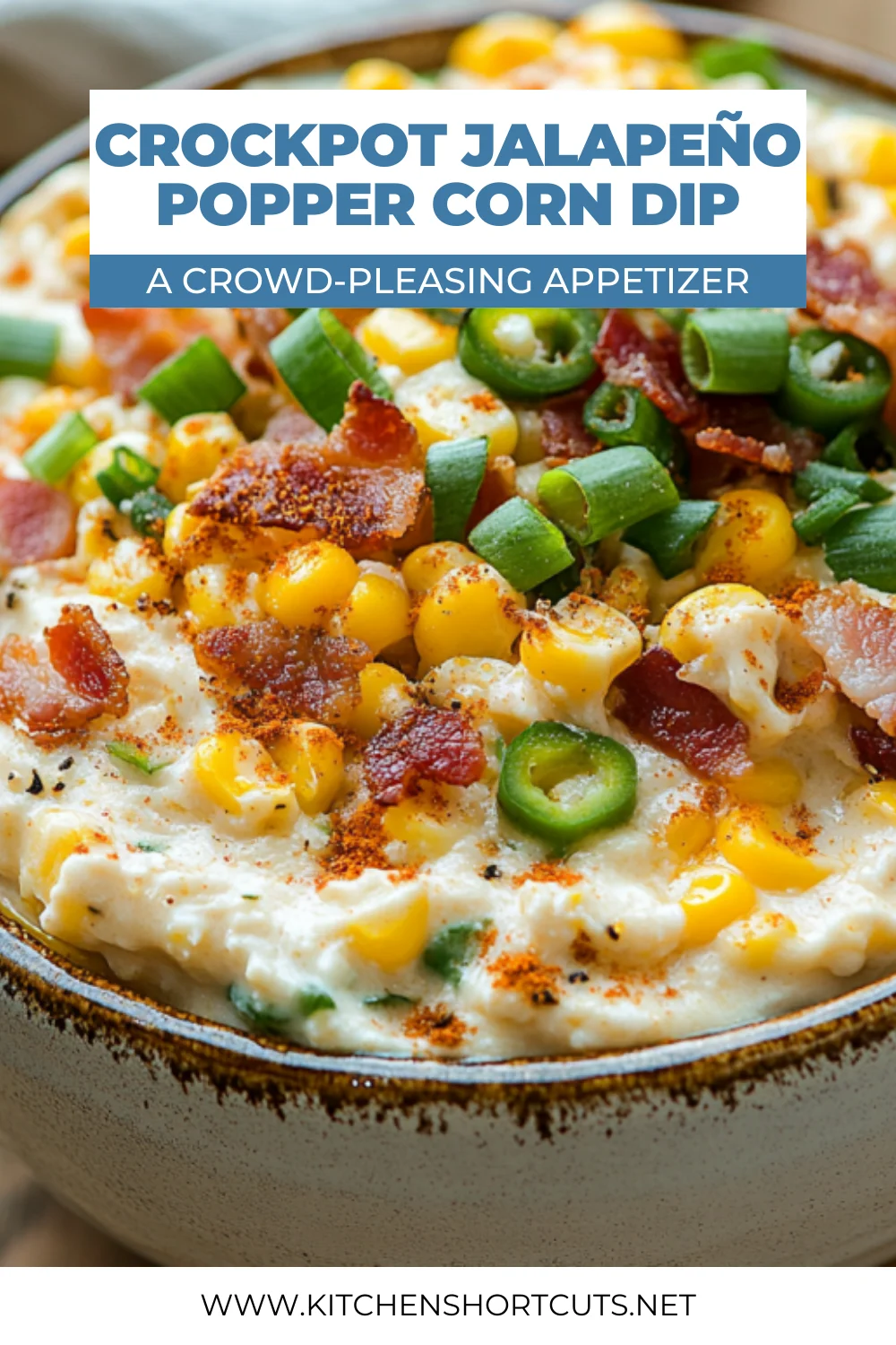 The Best Crockpot Jalapeño Popper Corn Dip Recipe for Any Occasion Crockpot Jalapeño Popper Corn Dip